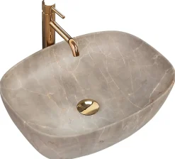 Vasque À Poser Rea Freja Beige Oval