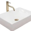 Vasque À Poser Rea Inga White Rectangle