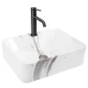 Vasque À Poser Rea Kelly Marmo White Rectangle