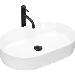 Vasque À Poser Rea Nadia 60 White Oval