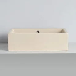 Vasque à Poser Rectangulaire - Céramique Beige Mat - 51x36 cm - Line