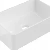 Vasque à poser rectangulaire, céramique 36,5x23,5x12 cm Blanc