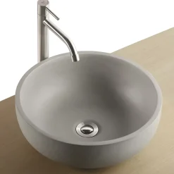 Vasque à poser ronde béton allégé Kult