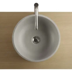 Vasque à poser ronde béton allégé Kult