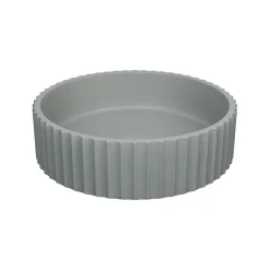 Vasque à poser ronde béton texturé vert 39,8cm