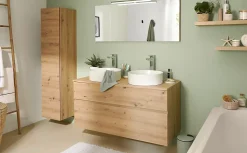 Vasque à poser ronde céramique blanc mat GoodHome Samal