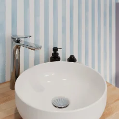 Vasque à poser ronde céramique blanc brillant GoodHome Cavally