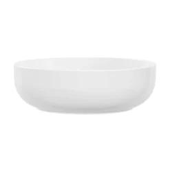 Vasque à poser ronde céramique blanc brillant GoodHome Cavally