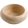 Vasque à poser ronde en travertin l.40,6xH.15 cm, Casa Linéa Carla