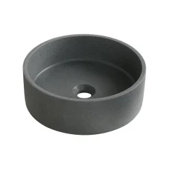 Vasque à poser ronde grès vert Ø36 x H.12 cm Homesight Swan