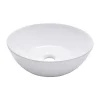 Vasque À Poser Schulte Beco - 38 X 13 Cm - Céramique - Lavabo Arrondi - Blanc