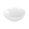Vasque 38 x 38 ronde à poser VILLEROY ET BOCH Loop & Friends non meulé blanche sans trop plein
