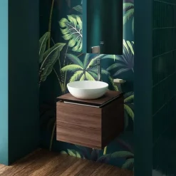 Vasque 38 x 38 ronde à poser VILLEROY ET BOCH Loop & Friends non meulé blanche sans trop plein