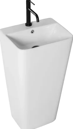 Vasque Autoportante Rea Aris White Square