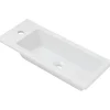 Vasque céramique traditionnelle SANINDUSA a encastrer par dessus rectangulaire Alicante 410 blanc