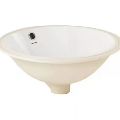 Vasque céramique traditionnelle SANINDUSA a encastrer par dessous Arc 46 blanc