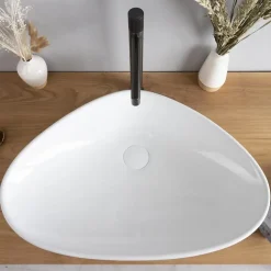 Vasque en céramique à poser Travis 59cm