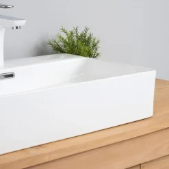 Vasque en céramique avec plage Olga 60cm