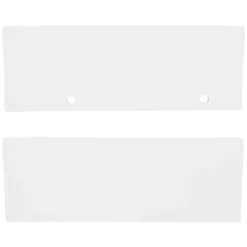 Vasque en céramique blanc avec bonde de vidage pour salle de bain 350x205x125 mm