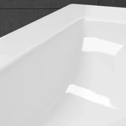 Vasque encastré lavabo Evier salle de bain en ceramique blanc 710 x 465 x 175 mm