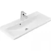 Vasque murale ou à encastrer céramique traditionnelle SANINDUSA Look 83x36 blanc