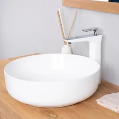Vasque ronde en céramique Ipso 45cm