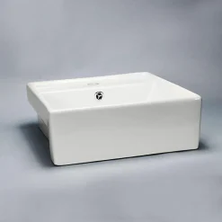 Vasque Semi Encastrable Carrée céramique - 41x41 cm - Pure