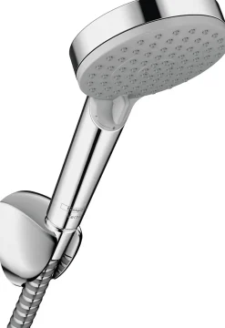 Vernis Blend Set de douche tout en 1 avec Douche de tête 205mm + Douchette 2 jets, Chrome (VernisBlend-1)