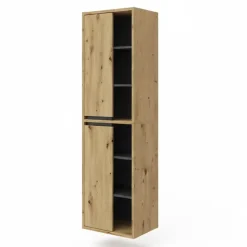 Vicco Armoire de salle de bain Chêne Artisan 50x170cm