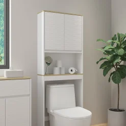 Vicco Armoire de toilette Blanc 60x163cm