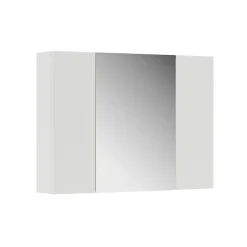 Vicco Armoire de toilette Blanc 80x59.2cm avec des étagères
