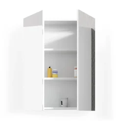 Vicco Armoire de toilette Blanc 60x77cm