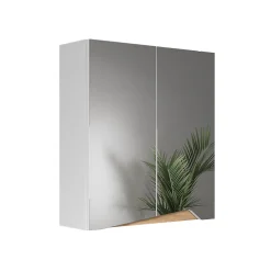 Vicco Armoire de toilette Blanc/Artisan 60x67cm avec étagère réglable en hauteur