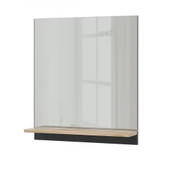 Vicco Armoire de toilette Anthracite 60x67cm avec étagère