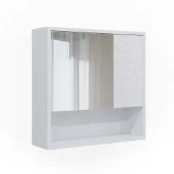 Vicco Armoire de toilette Blanc 54x53cm