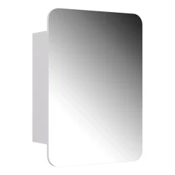 Vicco Armoire de toilette Blanc 70x50cm avec des étagères