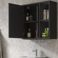 Vicco Armoire de toilette Anthracite 60x60cm