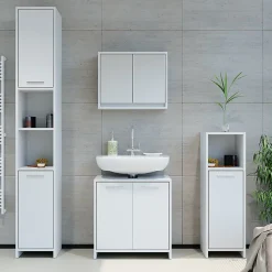 Vicco Armoire de toilette Blanc 55x45cm