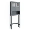 Vicco Armoire de toilette Gris 69x171cm