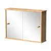 Vicco Armoire de toilette Bambou 55x40cm avec 2 portes coulissantes