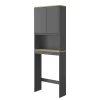 Vicco Armoire de toilette Anthracite 60x163cm