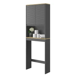 Vicco Armoire de toilette Anthracite 60x163cm