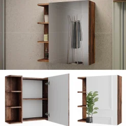 Vicco Armoire de toilette Oldstyle 62x64cm