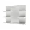 Vicco Armoire de toilette Blanc 58.8x50cm avec des étagères