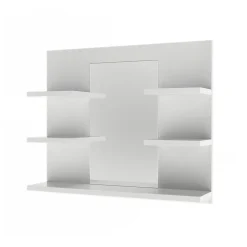 Vicco Armoire de toilette Blanc 58.8x50cm avec des étagères