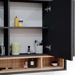 Vicco Armoire de toilette Anthracite 80x72cm