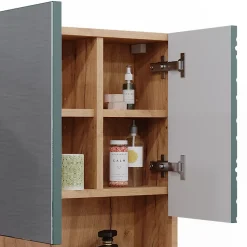 Vicco Armoire de toilette Vert/force de lor Chêne 54x55cm