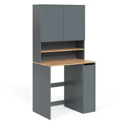 Vicco Armoire machine à laver Anthracite/chêne doré 93.6x88.2cm 2 pièces avec étagère