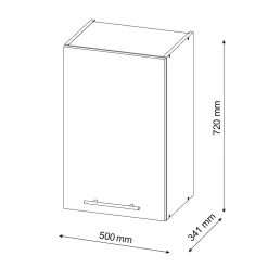 Vicco Armoire murale de salle de bain Vert Or Campagne 50x72cm