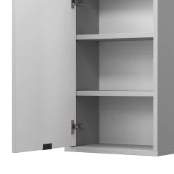 Vicco Armoire murale Gris 40x65cm avec 2 étagères